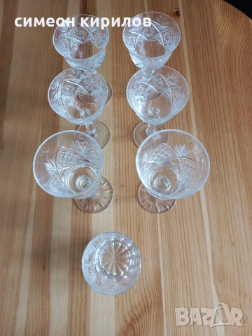 Продавам кристални чаши, снимка 4 - Чаши - 36087748