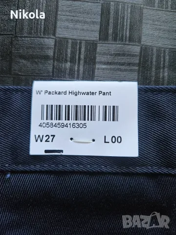 Дамски панталон Carhartt WIP Packard Highwater - Чисто нов с етикет / Размер W27, снимка 3 - Панталони - 55995501