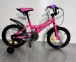 Детски велосипед С ПОМОЩНИ (като нов) за момиче Byox 16 цола/ колело, снимка 5