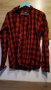 червено каре риза гръндж пънк алтърнатив , снимка 1 - Ризи - 35799210