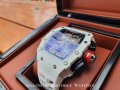 ТОП!! RICHARD MILLE White McLaren RM-50 - мъжки часовник 