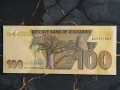 Банкнота - Зимбабве - 100 долара UNC | 2020г., снимка 2