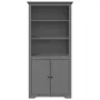 vidaXL Етажерка за книги BODO сива 82x40x173 см бор масив, снимка 3