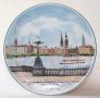 Немска Порцеланова чиния Villeroy & Boch, мотив Hamburg 1989г, снимка 1 - Антикварни и старинни предмети - 33844034