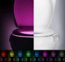 LED лампа за баня или тоалетна чиния с 8 цвята , снимка 2