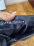 Чисто нова черна дълга лъскава кожена пола "Zara" / "Зара", размер L, снимка 9