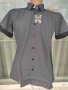 Продавам мъжка риза с къс ръкав на ситно каре, снимка 1 - Ризи - 41369446