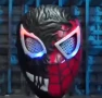 3D Светеща маска на Спайдърмен със звук и премигване, Spiderman, снимка 3