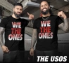 Мъжка тениска WWE The Bloodline Roman Reigns We The Ones M Medium черна, снимка 5