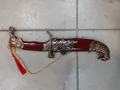 Красив източен нож,кама,кортик,кинжал,острие, снимка 6