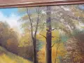 Немски горски пейзаж, масло върху платно с подрамка – 59х49 см (подпис Manfred) , снимка 6