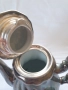 Посребрен порцеланов чайник , снимка 6