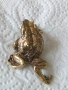 Малка бронзова фигурка на жаба 🐸 54259, снимка 4