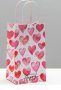 Сърца Свети Валентин картонена хартиена подаръчна чанта торба торбичка за подарък, снимка 1 - Други - 41926620