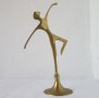 Балерина - метал месинг бронз фигура статуетка, пластика, снимка 6
