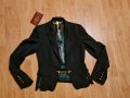 ANNA BIAGINI оригинално черно сако със златни орнаменти , снимка 14