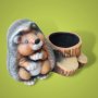 Градинска фигура с кашпа Ежко / 8416, снимка 2
