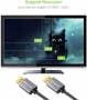 DisplayPort кабел мъжко-мъжко 2M, POSUGEAR найлоново покритие, позлатени конектори, 2K@165Hz, 2K@144, снимка 4
