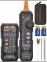 НоPOROMETISTO MCT01 4-in-1 Network Cable Tester – професионален тестер за мрежови и телефонни кабели, снимка 1