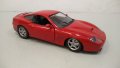 Метална количка Ferrari 550 Maranello Anson1:18, снимка 2