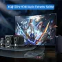 4K 120Hz HDMI 2.1 сплитер 1X4 аудио екстрактор VRR ALLM HDCP2.3 HDR10+ SPDIF, снимка 4