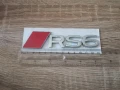 сребриста емблема Audi RS6 нов стил, снимка 2