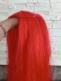Изкуствена перука в червено 20лв, снимка 1 - Аксесоари за коса - 41501907