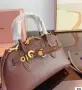 Miu Miu Aventure Nappa дамска чанта от естествена кожа, снимка 3