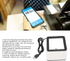 Кабелен USB баркод скенер ASHATA – 1D/2D, настолен (hands-free), снимка 2