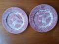 Две Английски порцеланови чинии , снимка 1 - Сервизи - 41101172