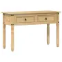 vidaXL Конзолна маса "Corona" 115x46x73 см борово дърво масив, снимка 1