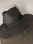 Дамска лятна черна шапка, снимка 1 - Шапки - 41637476