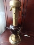 Настолна лампа порцелан и месинг , снимка 4