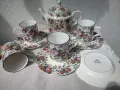 James Sadler Olde Chintz Чайник, чаши и чинийки, снимка 2