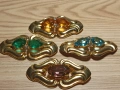 Старинни брошки с кристали , снимка 1