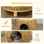 Котешка пещера Pawhut, изработена от воден зюмбюл, снимка 12