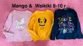 Mango &  Waikiki 8-10 г. три памучни блузи, снимка 1