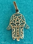 Сребърна висулка ХАМСА или РЪКАТА на ФАТИМА мощен амулет за късмет 28046, снимка 4