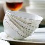Сервиз за хранене за 12 човека - Костен порцелан, снимка 4