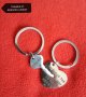 Ключодържател сърце и ключ за двойки и влюбени , снимка 2