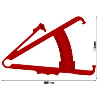 Калипер - уред за измерване на подкожни мазнини + Ръководство, снимка 8 - Фитнес уреди - 35921110