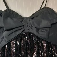 ZARA# черна с пайети# НОВА# вечерна рокля# размер XS, снимка 3 - Рокли - 42290496