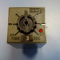 реле време CEM 981 system EI33 timing relay 0-3 sec, снимка 3 - Резервни части за машини - 42539906