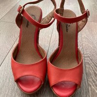Дамски сандали естествена кожа BATA Бата 36 номер розови, снимка 1 - Сандали - 41595868