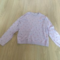 Лилава блуза на брокатени сърца 9-10 г, снимка 1 - Детски Блузи и туники - 41634491