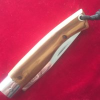 Турция-джобен нож, сойка , дръжка орех-90х200мм, снимка 4 - Ножове - 39232700