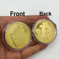 Биткойн монета Сатоши Накамото - Bitcoin Satoshi Nakamoto ( BTC ) - Gold, снимка 2 - Нумизматика и бонистика - 39148100
