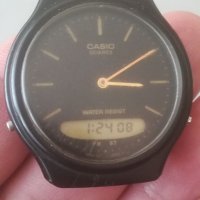 Ретро CASIO 745 aq-39. Vintage watch. Часовник CASIO. Dual time. Ana-digi , снимка 1 - Мъжки - 40898762