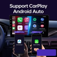 10" 2-DIN 1280x720 QLED универсална мултимедия с Android 12, RDS, 2GB/32GB, CarPlay AndroidAuto , снимка 8 - Аксесоари и консумативи - 42642482