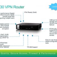 Cisco RV 130 VPN Router, снимка 3 - Рутери - 34817216